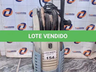 LOTE 154 - 01 LAVADORA DE ALTA PRESSÃO SHULZ (NO ESTADO, NÃO SABEMOS SE FUNCIONA. LEILÃO NÃO TEM GARANTIA E NEM DEVOLUÇÃO).