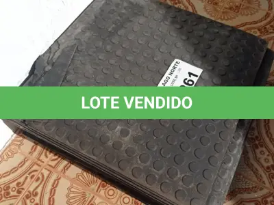 LOTE 261 - 01 LOTE COM TAPETES DE BORRACHA (NO ESTADO, NÃO SABEMOS SE FUNCIONA. LEILÃO NÃO TEM GARANTIA E NEM DEVOLUÇÃO).