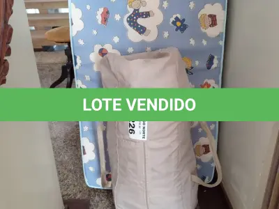 LOTE 226 - 01 BERÇO COM COLCHÃO (NO ESTADO, NÃO SABEMOS SE FUNCIONA. LEILÃO NÃO TEM GARANTIA E NEM DEVOLUÇÃO).