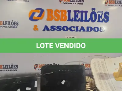 LOTE 006 - 02 ROTEADORES E 01 ANTENA LITE BEAM UBIKITI. (NO ESTADO, LEILÃO NÃO TEM GARANTIA E NEM DEVOLUÇÃO, SUJEITO A POSSÍVEIS AVARIAS VISÍVEIS/OCULTAS E/OU AUSÊNCIA DE COMPONENTES).