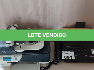 LOTE 091 - 01 IMPRESSORA HP OFFICEJET J4660 E 01 FAX PANASONIC KX F50 (NO ESTADO, NÃO SABEMOS SE FUNCIONA. LEILÃO NÃO TEM GARANTIA E NEM DEVOLUÇÃO).