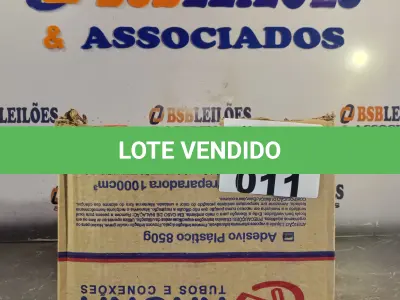 LOTE 011 - 06 TUBOS DE ADESIVO PLÁSTICO PARA TUBOS E CONEXÕES DE PVC RÍGIDO, LINHA ÁGUA FRIA 850G. (NO ESTADO, LEILÃO NÃO TEM GARANTIA E NEM DEVOLUÇÃO, SUJEITO A POSSÍVEIS AVARIAS VISÍVEIS/OCULTAS E/OU AUSÊNCIA DE COMPONENTES).