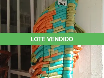 LOTE 251 - 01 TAPETE COLORIDO (NO ESTADO, NÃO SABEMOS SE FUNCIONA. LEILÃO NÃO TEM GARANTIA E NEM DEVOLUÇÃO).