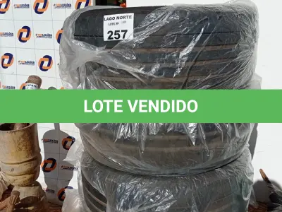 LOTE 257 - 04 PNEUS 265/45/20 (NO ESTADO, NÃO SABEMOS SE FUNCIONA. LEILÃO NÃO TEM GARANTIA E NEM DEVOLUÇÃO).