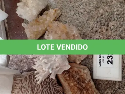 LOTE 232 - 01 LOTE COM PEDRA PARA DECORAÇÃO (NO ESTADO, NÃO SABEMOS SE FUNCIONA. LEILÃO NÃO TEM GARANTIA E NEM DEVOLUÇÃO).