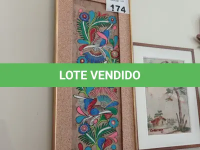 LOTE 174 - 02 QUADROS DECORATIVOS (NO ESTADO, NÃO SABEMOS SE FUNCIONA. LEILÃO NÃO TEM GARANTIA E NEM DEVOLUÇÃO).