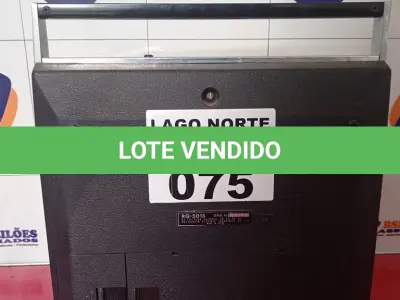 LOTE 075 - 01 GRAVADOR DE ROLO PANASONIC RQ 5015 (NO ESTADO, NÃO SABEMOS SE FUNCIONA. LEILÃO NÃO TEM GARANTIA E NEM DEVOLUÇÃO).