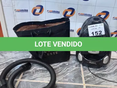 LOTE 152 - 01 ASPIRADOR DE PÓ PHILCO 220 VOLTS (NO ESTADO, NÃO SABEMOS SE FUNCIONA. LEILÃO NÃO TEM GARANTIA E NEM DEVOLUÇÃO).