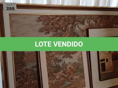 LOTE 288 - 03 QUADROS DECORATIVOS (NO ESTADO, NÃO SABEMOS SE FUNCIONA. LEILÃO NÃO TEM GARANTIA E NEM DEVOLUÇÃO).