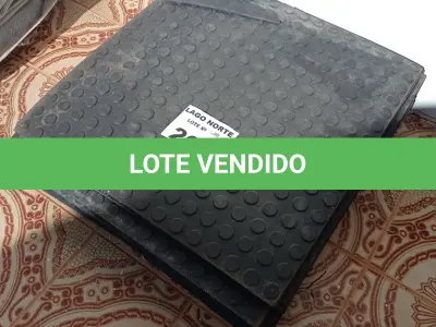 LOTE 261 - 01 LOTE COM TAPETES DE BORRACHA (NO ESTADO, NÃO SABEMOS SE FUNCIONA. LEILÃO NÃO TEM GARANTIA E NEM DEVOLUÇÃO).