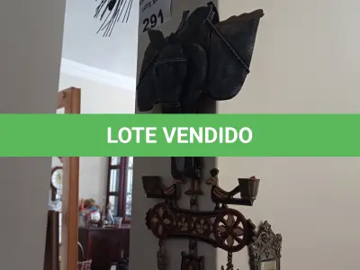 LOTE 291 - 04 ARTES EM FERRO PARA DECORAÇÃO (NO ESTADO, NÃO SABEMOS SE FUNCIONA. LEILÃO NÃO TEM GARANTIA E NEM DEVOLUÇÃO).