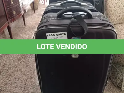 LOTE 187 - 03 MALAS PARA VIAGEM (NO ESTADO, NÃO SABEMOS SE FUNCIONA. LEILÃO NÃO TEM GARANTIA E NEM DEVOLUÇÃO).