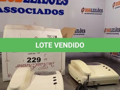 LOTE 229 - 02 PORTEIROS ELETRÔNICOS (NO ESTADO, NÃO SABEMOS SE FUNCIONA. LEILÃO NÃO TEM GARANTIA E NEM DEVOLUÇÃO).