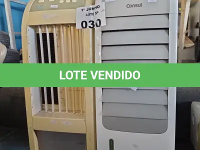 LOTE 030 - 02 UMIDIFICADORES DE AR MARCAS E MODELOS DIVERSOS. (NO ESTADO, LEILÃO NÃO TEM GARANTIA E NEM DEVOLUÇÃO, SUJEITO A POSSÍVEIS AVARIAS VISÍVEIS/OCULTAS E/OU AUSÊNCIA DE COMPONENTES).