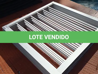 LOTE 275 - 05 JANELAS EM ALUMÍNIO (NO ESTADO, NÃO SABEMOS SE FUNCIONA. LEILÃO NÃO TEM GARANTIA E NEM DEVOLUÇÃO).