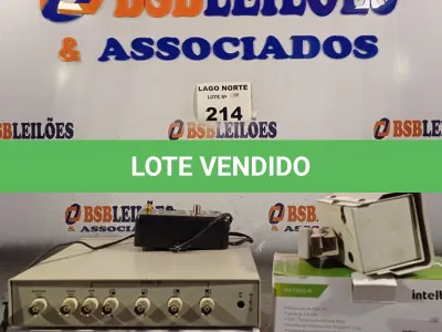 LOTE 214 - 01 LOTE COM MACERAS DE SEGURANÇA E MODULADOR VHF (NO ESTADO, NÃO SABEMOS SE FUNCIONA. LEILÃO NÃO TEM GARANTIA E NEM DEVOLUÇÃO).