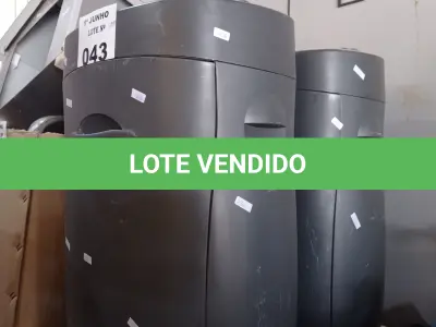LOTE 043 - 02 FRAGMENTADORAS DE PAPEL. (NO ESTADO, LEILÃO NÃO TEM GARANTIA E NEM DEVOLUÇÃO, SUJEITO A POSSÍVEIS AVARIAS VISÍVEIS/OCULTAS E/OU AUSÊNCIA DE COMPONENTES).