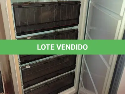 LOTE 155 - 01 FREEZER CONSUL VERTICAL COM 05 GAVETAS (NO ESTADO, NÃO SABEMOS SE FUNCIONA. LEILÃO NÃO TEM GARANTIA E NEM DEVOLUÇÃO).