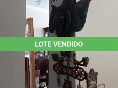 LOTE 291 - 04 ARTES EM FERRO PARA DECORAÇÃO (NO ESTADO, NÃO SABEMOS SE FUNCIONA. LEILÃO NÃO TEM GARANTIA E NEM DEVOLUÇÃO).