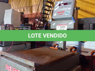 LOTE 341 - 01 BALANÇA ELETRÔNICA MARCA BALMAK CAPACIDADE 250KG. (NO ESTADO, LEILÃO NÃO TEM GARANTIA E NEM DEVOLUÇÃO, SUJEITO A POSSÍVEIS AVARIAS VISÍVEIS/OCULTAS E/OU AUSÊNCIA DE COMPONENTES).