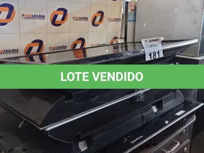 LOTE 181 - 05 TVS MARCAS E MODELOS DIVERSOS PARA RETIRADA DE PEÇAS. (NO ESTADO, LEILÃO NÃO TEM GARANTIA E NEM DEVOLUÇÃO, SUJEITO A POSSÍVEIS AVARIAS VISÍVEIS/OCULTAS E/OU AUSÊNCIA DE COMPONENTES).