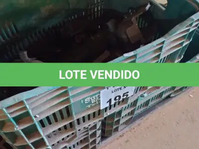 LOTE 195 - 01 LOTE COM VÁRIAS PEÇAS PARA PALETEIRAS. (NO ESTADO, LEILÃO NÃO TEM GARANTIA E NEM DEVOLUÇÃO, SUJEITO A POSSÍVEIS AVARIAS VISÍVEIS/OCULTAS E/OU AUSÊNCIA DE COMPONENTES).