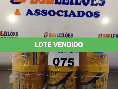 LOTE 075 - 06 LATAS DE ADESIVO ESTRUTURAL DE BASE EPÓXI MEDIA FLUIDEZ COMPONENTES A+B. (NO ESTADO, LEILÃO NÃO TEM GARANTIA E NEM DEVOLUÇÃO, SUJEITO A POSSÍVEIS AVARIAS VISÍVEIS/OCULTAS E/OU AUSÊNCIA DE COMPONENTES).