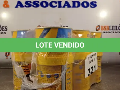 LOTE 321 - 06 LATAS DE ADESIVO ESTRUTURAL DE BASE EPÓXI MEDIA FLUIDEZ COMPONENTES A+B. (NO ESTADO, LEILÃO NÃO TEM GARANTIA E NEM DEVOLUÇÃO, SUJEITO A POSSÍVEIS AVARIAS VISÍVEIS/OCULTAS E/OU AUSÊNCIA DE COMPONENTES).