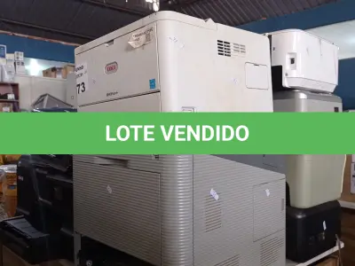 LOTE 073 - 10 IMPRESSORAS MARCAS E MODELOS DIVERSOS PARA RETIRADA DE PEÇAS. (NO ESTADO, LEILÃO NÃO TEM GARANTIA E NEM DEVOLUÇÃO, SUJEITO A POSSÍVEIS AVARIAS VISÍVEIS/OCULTAS E/OU AUSÊNCIA DE COMPONENTES).