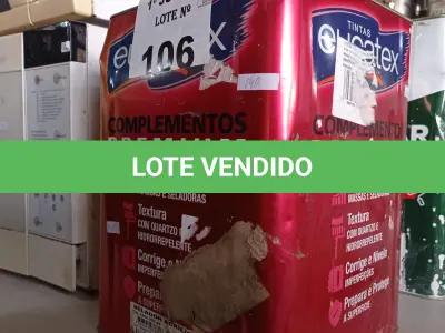 LOTE 106 - 01 LATA DE SELADOR ACRÍLICO EUCATEX 16L. (NO ESTADO, LEILÃO NÃO TEM GARANTIA E NEM DEVOLUÇÃO, SUJEITO A POSSÍVEIS AVARIAS VISÍVEIS/OCULTAS E/OU AUSÊNCIA DE COMPONENTES).