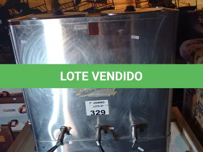 LOTE 329 - 01 CAFETEIRA INDUSTRIAL. (NO ESTADO, LEILÃO NÃO TEM GARANTIA E NEM DEVOLUÇÃO, SUJEITO A POSSÍVEIS AVARIAS VISÍVEIS/OCULTAS E/OU AUSÊNCIA DE COMPONENTES).