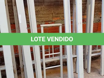 LOTE 384 - 01 CAMA BELICHE EM METAL SEM OS TRADO E COLCHÃO. (NO ESTADO, LEILÃO NÃO TEM GARANTIA E NEM DEVOLUÇÃO, SUJEITO A POSSÍVEIS AVARIAS VISÍVEIS/OCULTAS E/OU AUSÊNCIA DE COMPONENTES).