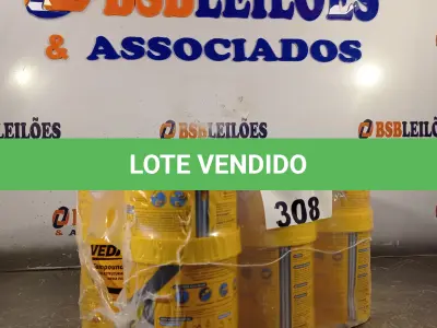LOTE 308 - 06 LATAS DE ADESIVO ESTRUTURAL DE BASE EPÓXI MEDIA FLUIDEZ COMPONENTES A+B. (NO ESTADO, LEILÃO NÃO TEM GARANTIA E NEM DEVOLUÇÃO, SUJEITO A POSSÍVEIS AVARIAS VISÍVEIS/OCULTAS E/OU AUSÊNCIA DE COMPONENTES).