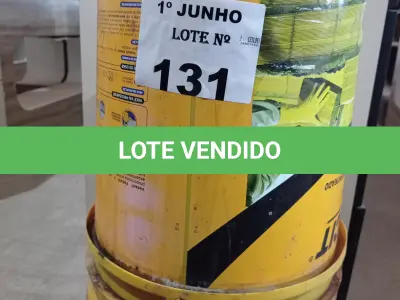 LOTE 131 - 02 BALDES DE VEDALIT, ADITIVO PLASTIFICANTE CONCENTRADO PARA ARGAMASSAS DE ASSENTAMENTO E REBOCO CONVENCIONAL. (NO ESTADO, LEILÃO NÃO TEM GARANTIA E NEM DEVOLUÇÃO, SUJEITO A POSSÍVEIS AVARIAS VISÍVEIS/OCULTAS E/OU AUSÊNCIA DE COMPONENTES).