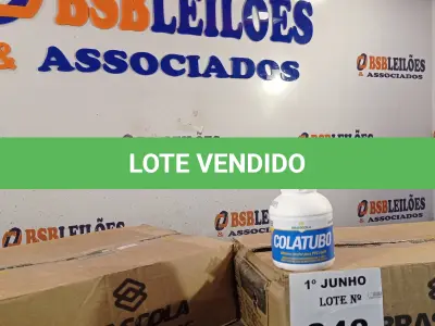 LOTE 248 - 02 CAIXAS COM COLA TUBO ST BRASCOLA 15 FRASCOS CADA. (NO ESTADO, LEILÃO NÃO TEM GARANTIA E NEM DEVOLUÇÃO, SUJEITO A POSSÍVEIS AVARIAS VISÍVEIS/OCULTAS E/OU AUSÊNCIA DE COMPONENTES).