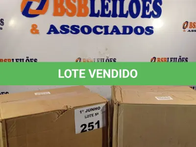 LOTE 251 - 02 CAIXAS COM ÁLCOOL EM GEL 70º INPM COM HIDRATANTE 440G 12 1UNIDADES CADA. (NO ESTADO, LEILÃO NÃO TEM GARANTIA E NEM DEVOLUÇÃO, SUJEITO A POSSÍVEIS AVARIAS VISÍVEIS/OCULTAS E/OU AUSÊNCIA DE COMPONENTES).