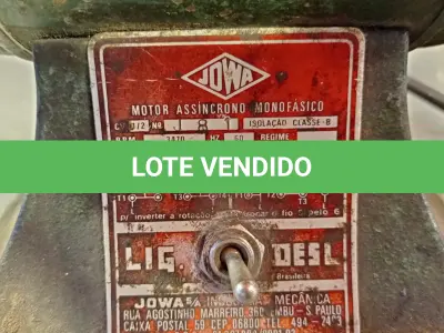LOTE 201 - 01 ESMERIL INCOMPLETO. (NO ESTADO, LEILÃO NÃO TEM GARANTIA E NEM DEVOLUÇÃO, SUJEITO A POSSÍVEIS AVARIAS VISÍVEIS/OCULTAS E/OU AUSÊNCIA DE COMPONENTES).