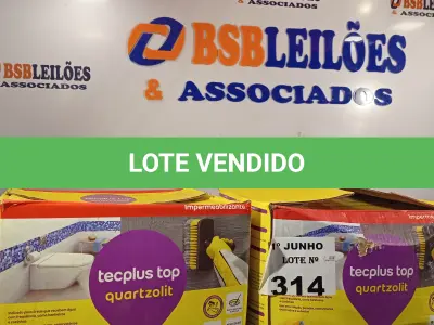 LOTE 314 - 02 CAIXAS DE ARGAMASSA POLIMÉRICA TECPLUS TOP QUARTZOLIT 18KG. (NO ESTADO, LEILÃO NÃO TEM GARANTIA E NEM DEVOLUÇÃO, SUJEITO A POSSÍVEIS AVARIAS VISÍVEIS/OCULTAS E/OU AUSÊNCIA DE COMPONENTES).