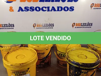 LOTE 146 - 04 BALDES DE NELTROL, 01 BALDE DE VEDAJA E 01 BALDE DE VEDAPREN PAREDE TODOS 3,6L. (NO ESTADO, LEILÃO NÃO TEM GARANTIA E NEM DEVOLUÇÃO, SUJEITO A POSSÍVEIS AVARIAS VISÍVEIS/OCULTAS E/OU AUSÊNCIA DE COMPONENTES).