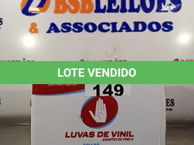 LOTE 149 - 01 CAIXA DE LUVAS VINIFLEX TAMANHO P 7” CONTENDO 10 CAIXAS COM 100 UNIDADES. (NO ESTADO, LEILÃO NÃO TEM GARANTIA E NEM DEVOLUÇÃO, SUJEITO A POSSÍVEIS AVARIAS VISÍVEIS/OCULTAS E/OU AUSÊNCIA DE COMPONENTES).