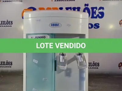 LOTE 202 - 01 PURIFICADOR DE ÁGUA MARCA IBBL 220V. (NO ESTADO, LEILÃO NÃO TEM GARANTIA E NEM DEVOLUÇÃO, SUJEITO A POSSÍVEIS AVARIAS VISÍVEIS/OCULTAS E/OU AUSÊNCIA DE COMPONENTES).