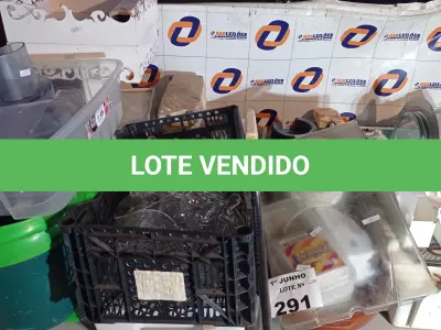 LOTE 291 - 01 LOTE COM GRANDE QUANTIDADE DE UTENSÍLIOS DIVERSOS. (NO ESTADO, LEILÃO NÃO TEM GARANTIA E NEM DEVOLUÇÃO, SUJEITO A POSSÍVEIS AVARIAS VISÍVEIS/OCULTAS E/OU AUSÊNCIA DE COMPONENTES).