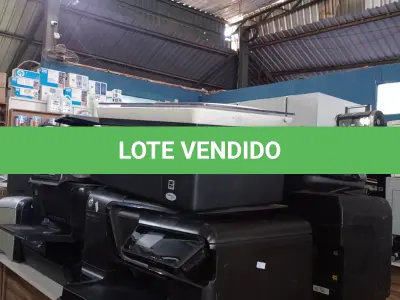 LOTE 120 - 10 IMPRESSORAS MARCAS E MODELOS DIVERSOS PARA RETIRADA DE PEÇAS. (NO ESTADO, LEILÃO NÃO TEM GARANTIA E NEM DEVOLUÇÃO, SUJEITO A POSSÍVEIS AVARIAS VISÍVEIS/OCULTAS E/OU AUSÊNCIA DE COMPONENTES).