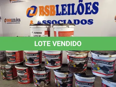 LOTE 159 - 13 LITROS DE DRYKOPRIMER ACQUA, PRIMER ASFÁLTICO A BASE D’AGUA PARA COLAGEM DE FITAS ASFÁLTICAS. (NO ESTADO, LEILÃO NÃO TEM GARANTIA E NEM DEVOLUÇÃO, SUJEITO A POSSÍVEIS AVARIAS VISÍVEIS/OCULTAS E/OU AUSÊNCIA DE COMPONENTES).