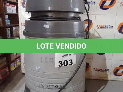 LOTE 303 - 01 ASPIRADOR DE PÓ 220V INCOMPLETO. (NO ESTADO, LEILÃO NÃO TEM GARANTIA E NEM DEVOLUÇÃO, SUJEITO A POSSÍVEIS AVARIAS VISÍVEIS/OCULTAS E/OU AUSÊNCIA DE COMPONENTES).