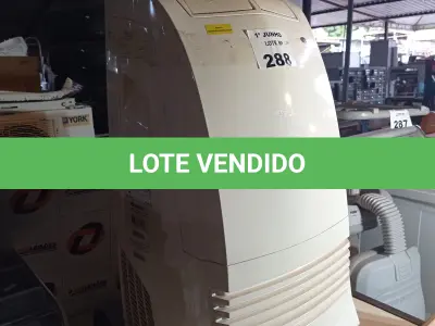 LOTE 288 - 01 AR CONDICIONADO PORTÁTIL MARCA GREE 12.000BTU 127V. (NO ESTADO, LEILÃO NÃO TEM GARANTIA E NEM DEVOLUÇÃO, SUJEITO A POSSÍVEIS AVARIAS VISÍVEIS/OCULTAS E/OU AUSÊNCIA DE COMPONENTES).