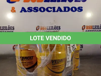 LOTE 092 - 06 LATAS DE ADESIVO ESTRUTURAL DE BASE EPÓXI MEDIA FLUIDEZ COMPONENTES A+B. (NO ESTADO, LEILÃO NÃO TEM GARANTIA E NEM DEVOLUÇÃO, SUJEITO A POSSÍVEIS AVARIAS VISÍVEIS/OCULTAS E/OU AUSÊNCIA DE COMPONENTES).