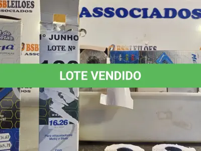 LOTE 189 - 01 LOTE COM GRANDE QUANTIDADE DE REFIL DE ETIQUETAS MODELO 16.26. (NO ESTADO, LEILÃO NÃO TEM GARANTIA E NEM DEVOLUÇÃO, SUJEITO A POSSÍVEIS AVARIAS VISÍVEIS/OCULTAS E/OU AUSÊNCIA DE COMPONENTES).