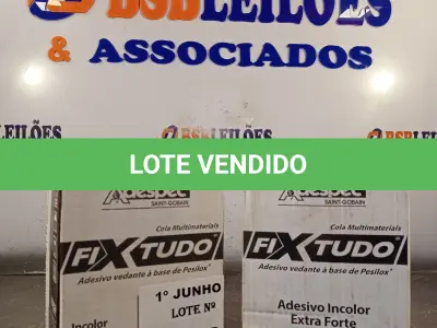 LOTE 240 - 02 CAIXAS DE ADESIVO VEDANTE A BASE DE PESILOX INCOLOR EXTRA FORTE 20G. (NO ESTADO, LEILÃO NÃO TEM GARANTIA E NEM DEVOLUÇÃO, SUJEITO A POSSÍVEIS AVARIAS VISÍVEIS/OCULTAS E/OU AUSÊNCIA DE COMPONENTES).