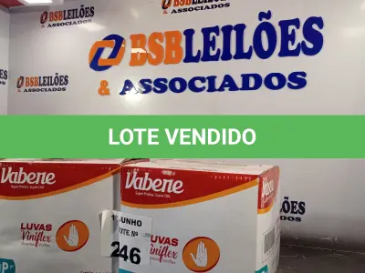 LOTE 246 - 02 CAIXAS COM LUVAS VINIFLEX TAMANHO P 7” SÃO 2.000 LUVAS NO TOTAL. (NO ESTADO, LEILÃO NÃO TEM GARANTIA E NEM DEVOLUÇÃO, SUJEITO A POSSÍVEIS AVARIAS VISÍVEIS/OCULTAS E/OU AUSÊNCIA DE COMPONENTES).